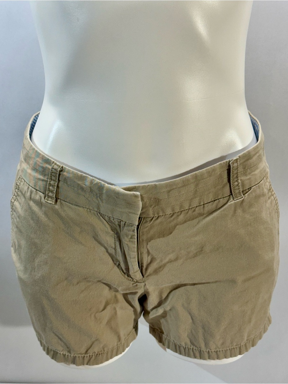 J. Crew Tan Cotton Chino Shorts